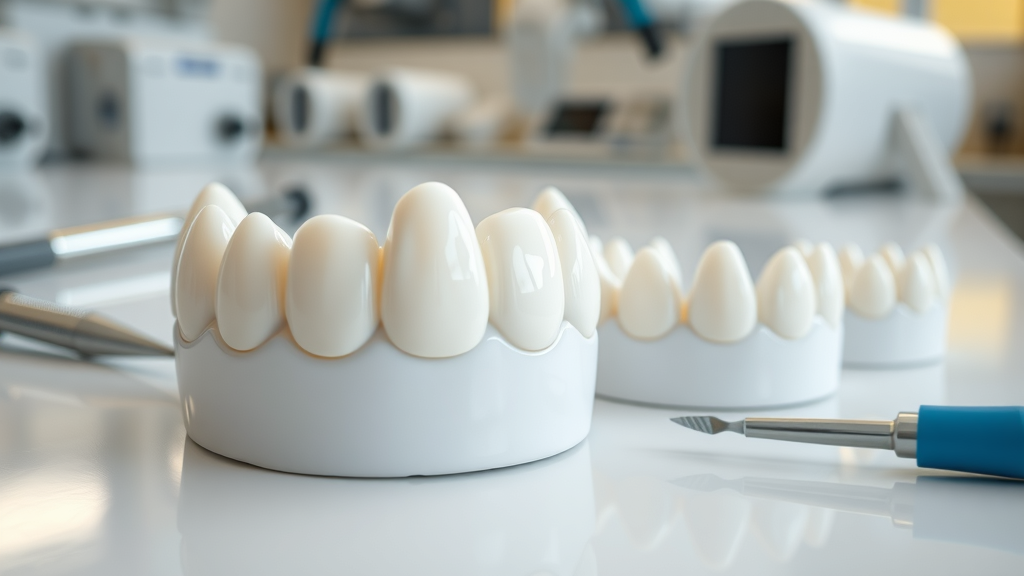 Affordable dental veneers and crowns created with advanced dental technology