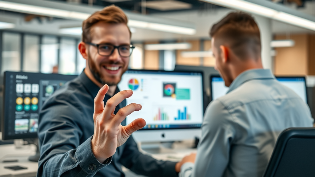 User experience testing with a curious user exploring website navigation