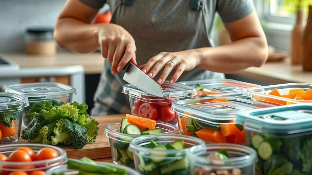 efficient meal prep for healthy dinner ideas using fresh vegetables